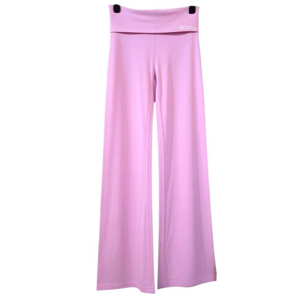 Darc Sport Forever Mark Romy Foldover Pants Pink Pearl Wolves Small DSKB004-1904
